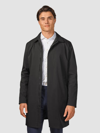 Waterproof Trench Coat Black