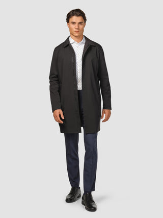 Waterproof Trench Coat Black