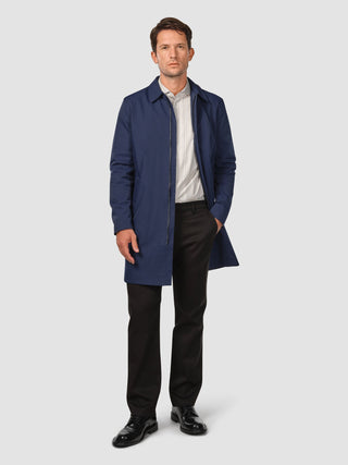Waterproof Trench Coat Navy