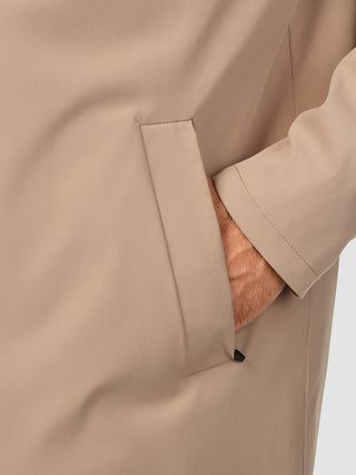 Waterproof Trench Coat Sand Grain