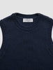 Women's Structured Knit Top Navy