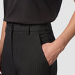 Essential Pants Wide Asphalt Pinstriped