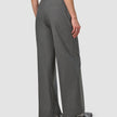 Essential Pants Wide Dark Grey Melange