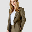 Essential Suit Straight Dark Olive