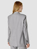 Essential Suit Tapered Light Grey Pinstriped