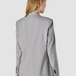 Essential Suit Tapered Light Grey Pinstriped