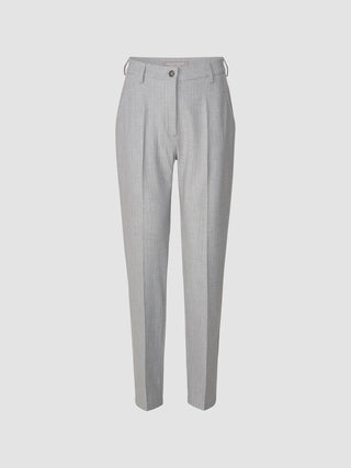 Essential Suit Tapered Light Grey Pinstriped