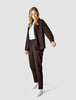 No. 1 Pants Tapered Dark Chokolate