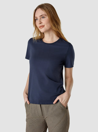 Supima Autograph T-shirt Navy