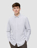 All-Day Oxford Shirt Beige Stripes