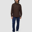 All-Day Oxford Shirt Dark Brown