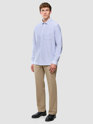 All-Day Oxford Shirt Navy Stripes