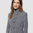 Ashryn Set Domino Herringbone Blazer and Short Skirt