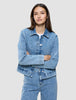 Women's Classic Denim Jacket Snow Blue Wash