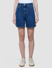 Women Classic Denim Shorts Medium Blue