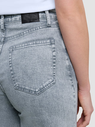 Women's Classic Jeans Relaxed Light Grey Washed