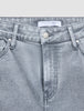 Women's Classic Jeans Straight Light Grey Washed