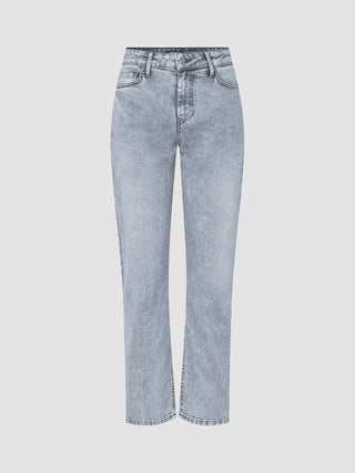 Women's Classic Jeans Tapered Light Grey Washed