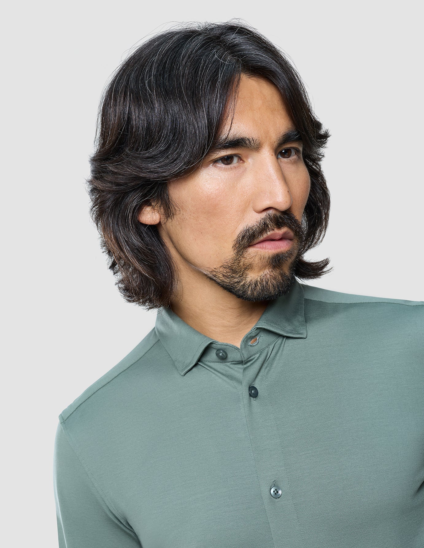 Classic Shirt Mist Green Regular