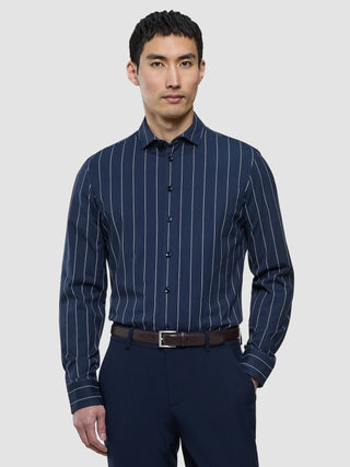 Classic Shirt Midnight Pinstripes Slim