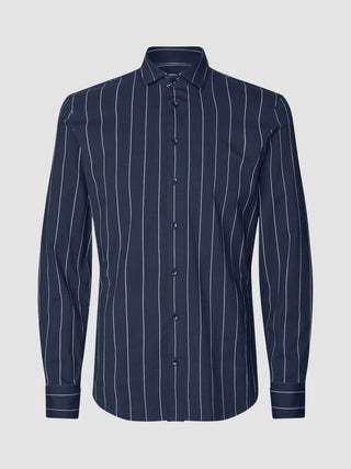 Classic Shirt Midnight Pinstripes Regular