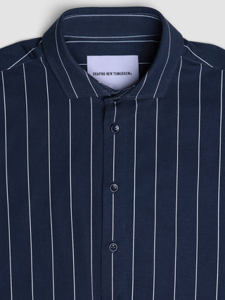 Classic Shirt Midnight Pinstripes Regular