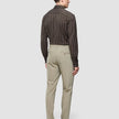 Classic Shirt Brown Pinstripes Slim