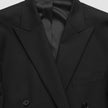 Double Breasted Essential Blazer Black