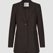 Women Ease Blazer Mocha Melange
