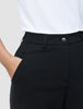 Women Ease Pants Straight Black