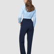 Women Ease Pants Straight Blue Nights