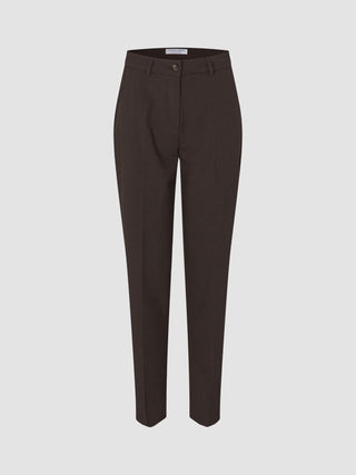 Women Ease Pants Tapered Mocha Melange
