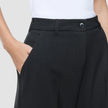 Women Ease Pants Wide Black