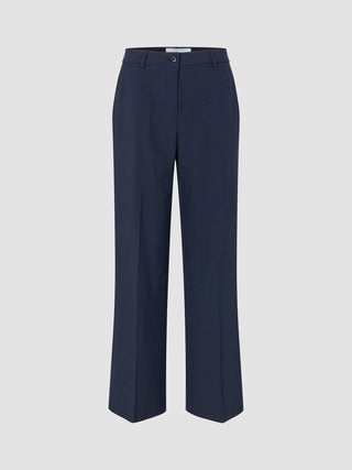 Women Ease Pants Wide Blue Nights