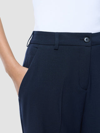Women Ease Pants Wide Blue Nights