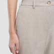 Women Ease Pants Wide Vanilla Melange
