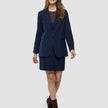 Ease Set Blue Nights Blazer and Short Skirt