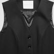 Women Ease Short Vest Black