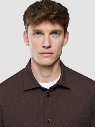 Effortless Shirt Dark Brown