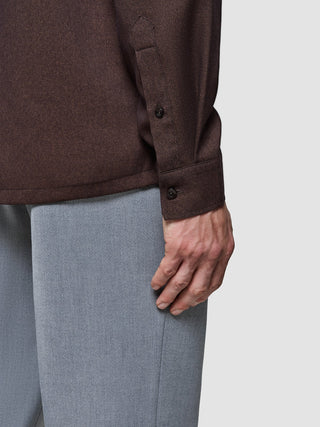 Effortless Shirt Dark Brown