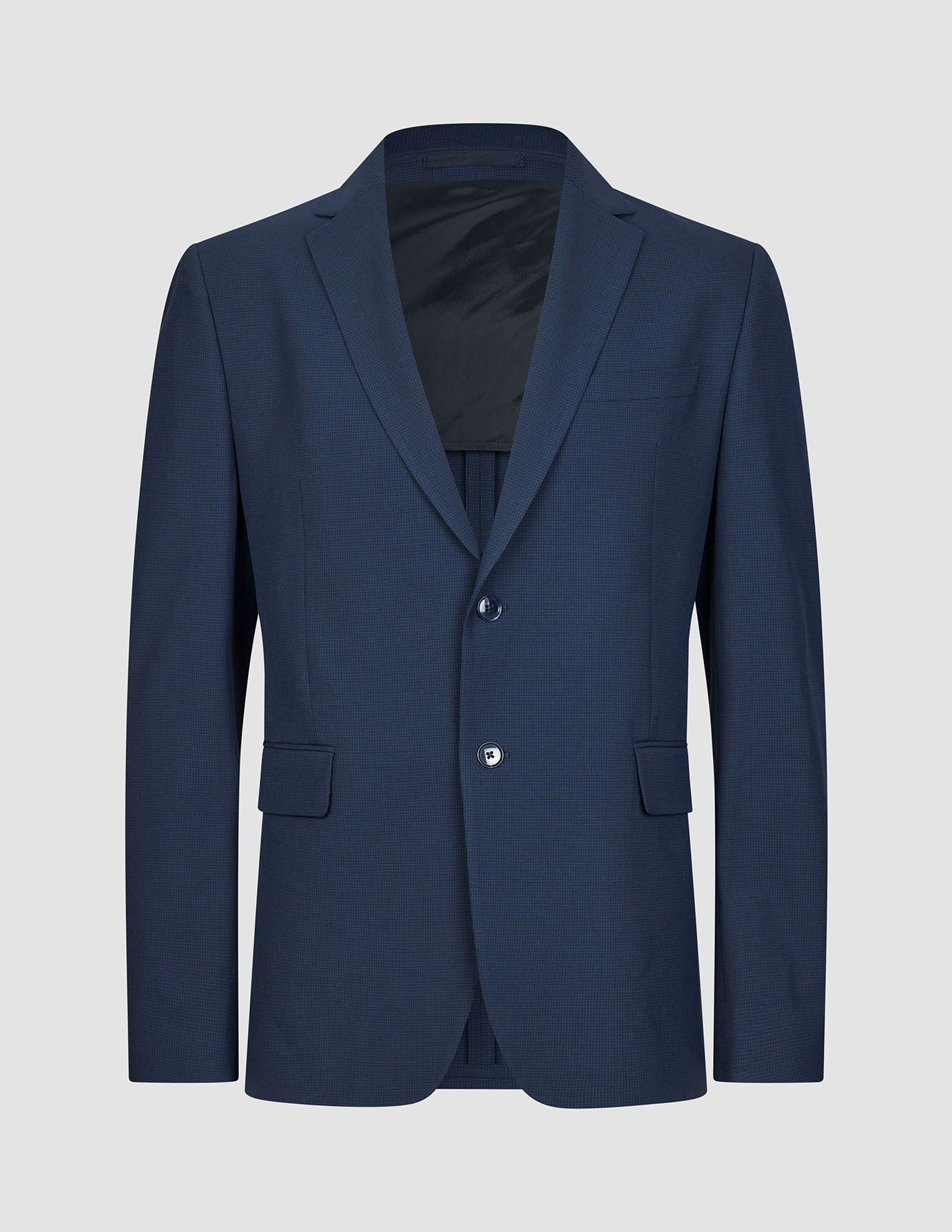 Essential Blazer Regular Navy Checks