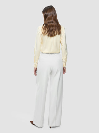 Women Essential Pants Wide Off White