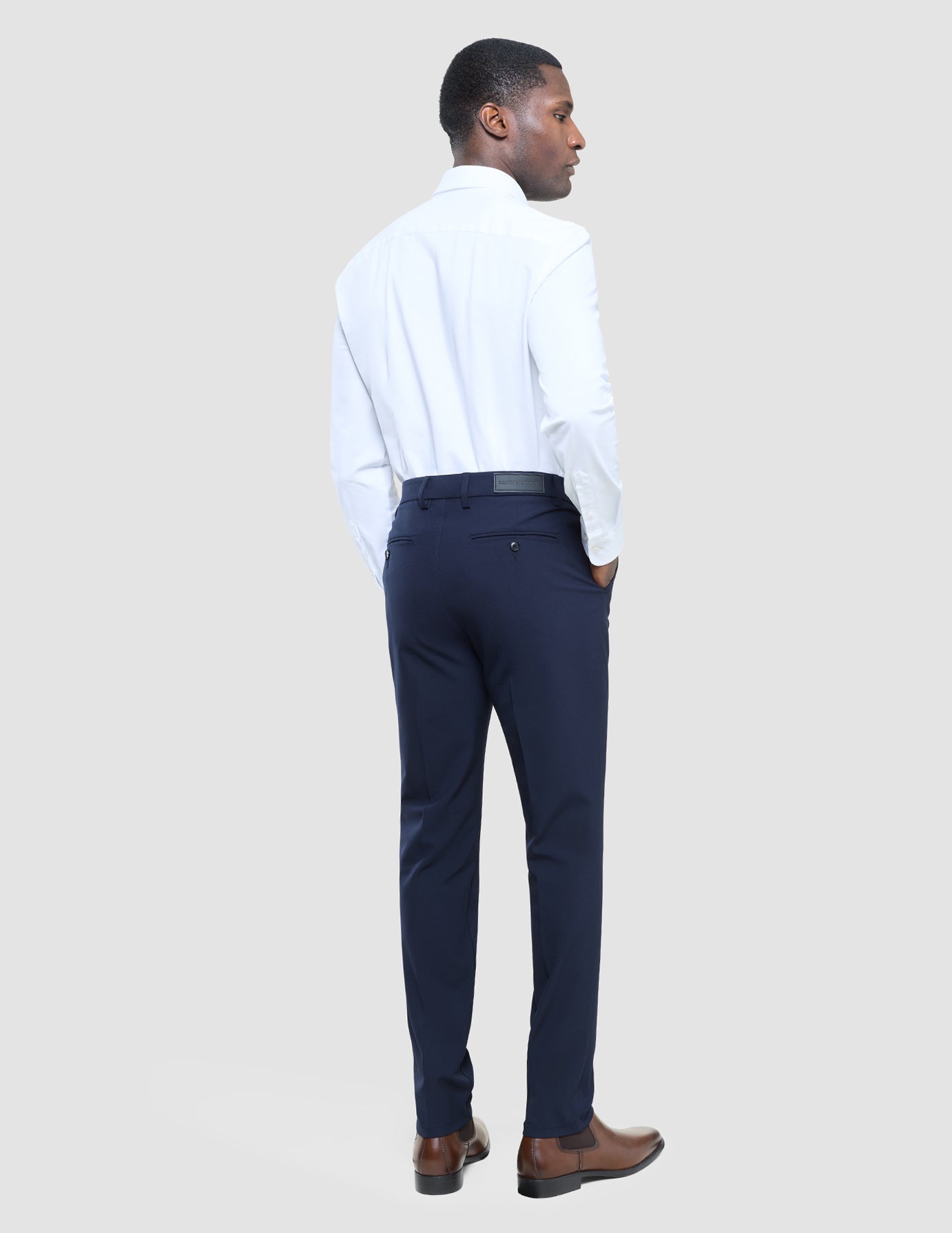 Essential Suit Pants Slim Midnight Blue