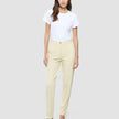 Women Essential Pants Tapered Misty Yellow