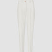 Women Essential Pants Tapered Off White
