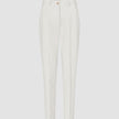Women Essential Pants Tapered Off White