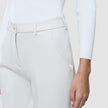 Women Essential Pants Tapered Off White