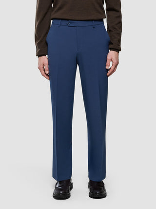 Essential Suit Pants Relaxed Fit Navy Checks