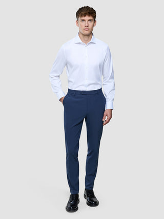 Essential Suit Pants Slim Navy Checks