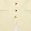Women Essential Long Vest Misty Yellow